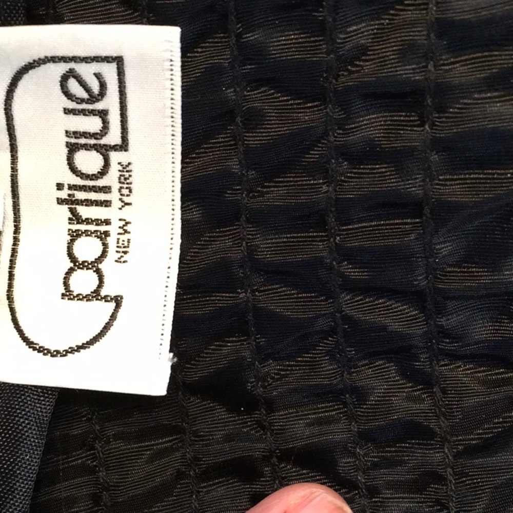 Black Sequined Open Front Jacket - image 8